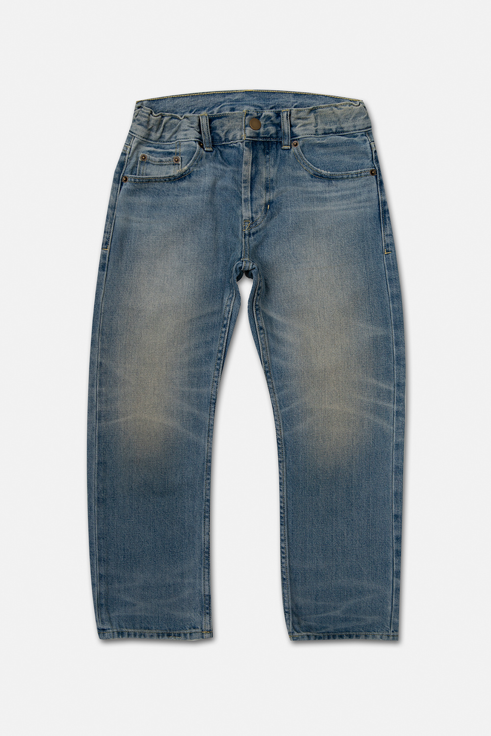 Indigo distressed denim 2024 fear of god